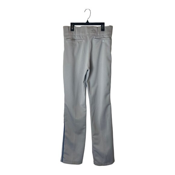 Mizuno Gray And Royal‎ Blue Piped Pro Performance Straight Leg Baseball Pants S - Picture 3 of 10